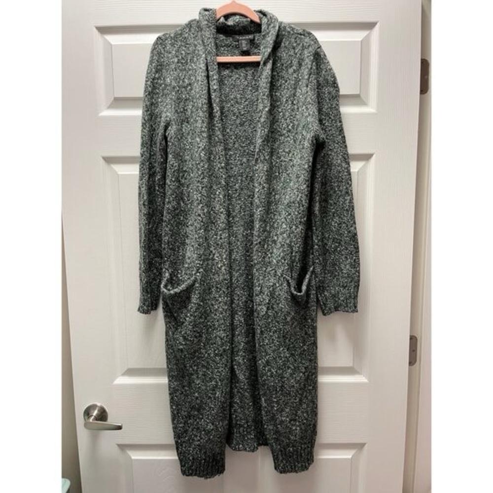 Tahari Sweater Green Sz M